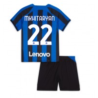 Dres Inter Milan Henrikh Mkhitaryan #22 Domaci za djecu 2022-23 Kratak Rukav (+ kratke hlače)